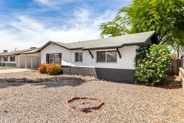 2914 W Marlette Ave, Phoenix, AZ 85017 - single story home with fence, a carport, and a shingled roof