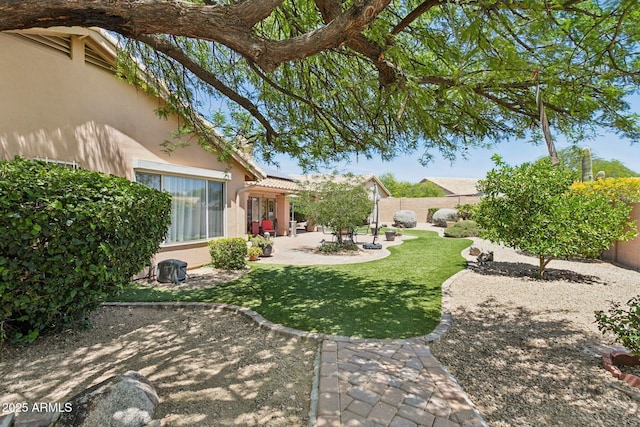 4401 E Barwick Dr, Cave Creek, AZ 85331 - fenced backyard featuring a patio