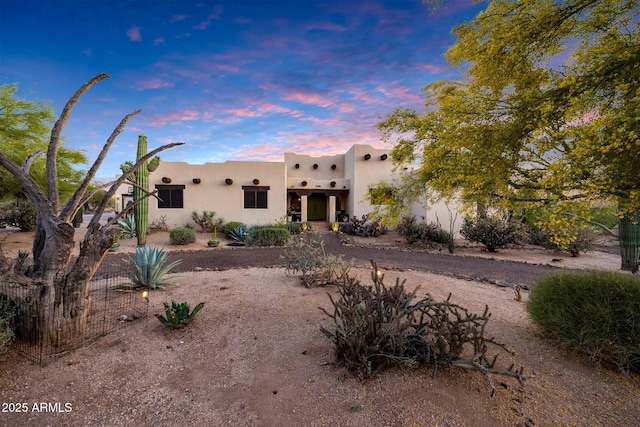 southwest-style home with stucco siding