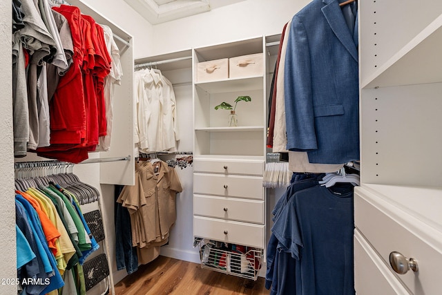 1702 W Wildwood Dr, Phoenix, AZ 85045 - walk in closet with wood finished floors