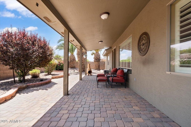 11025 E Nichols Ave, Mesa, AZ 85209 - fenced backyard featuring a patio