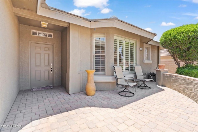 11025 E Nichols Ave, Mesa, AZ 85209 - property entrance with stucco siding