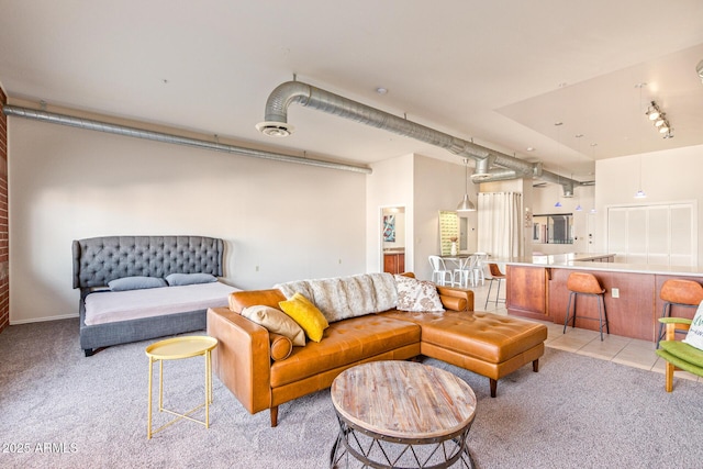 424 S 2nd St Unit 203, Phoenix, AZ 85004 - living room featuring light colored carpet