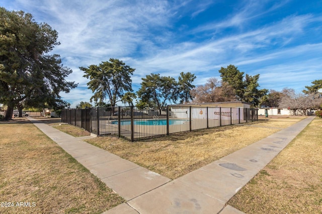 view of pool