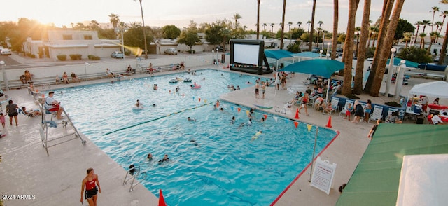 view of community pool