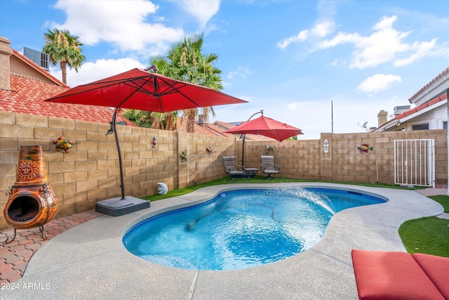 view of swimming pool