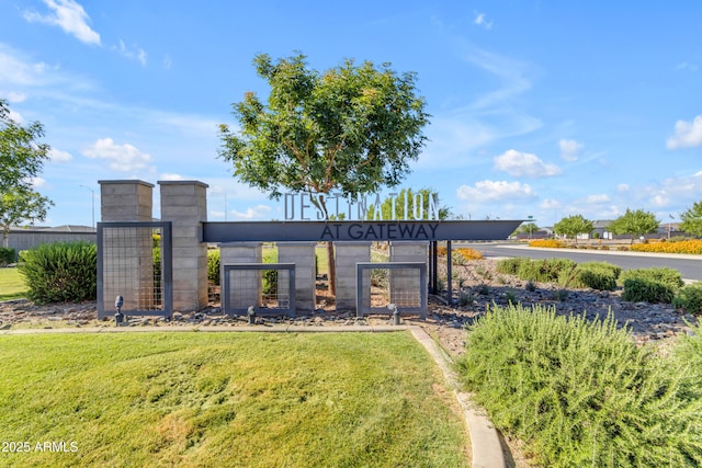 exterior space with a yard
