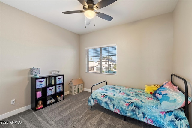 19002 N 25th Pl, Phoenix, AZ 85050 - carpeted bedroom featuring baseboards and a ceiling fan