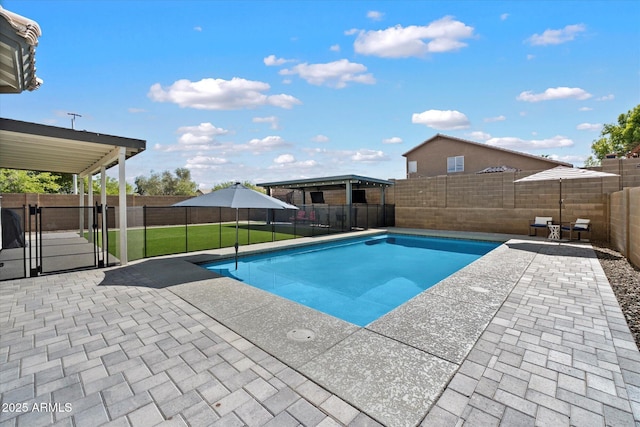 19002 N 25th Pl, Phoenix, AZ 85050 - view of pool featuring a patio and a fenced backyard