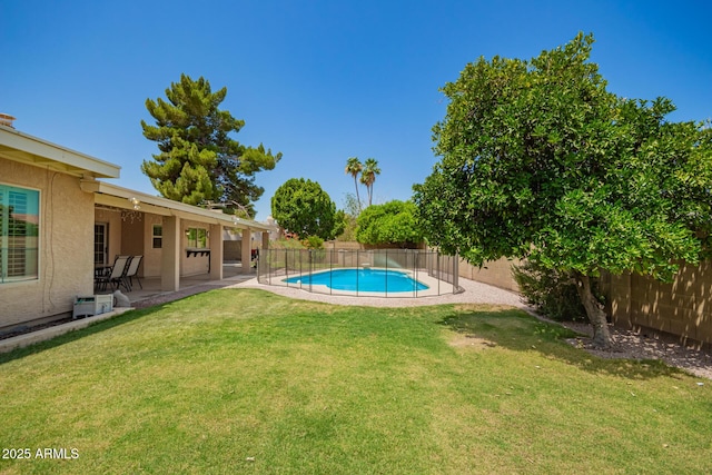 400 W Crofton St, Chandler, AZ 85225 - view of pool featuring a fenced backyard and a patio area