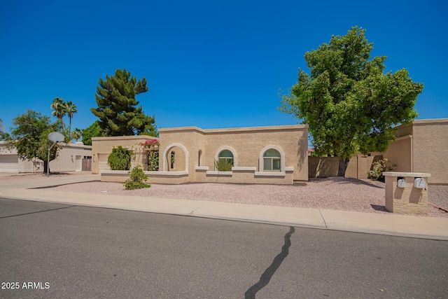 400 W Crofton St, Chandler, AZ 85225 - mediterranean / spanish house featuring concrete driveway and stucco siding