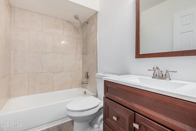 17201 N 35th Dr, Glendale, AZ 85308 - full bath featuring vanity, toilet, and bathing tub / shower combination