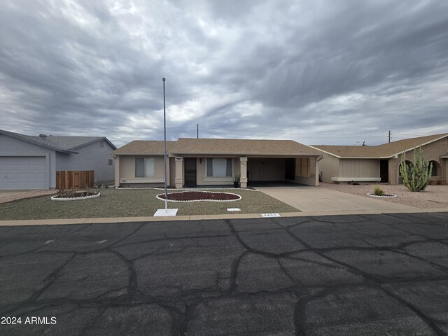 view of ranch-style home