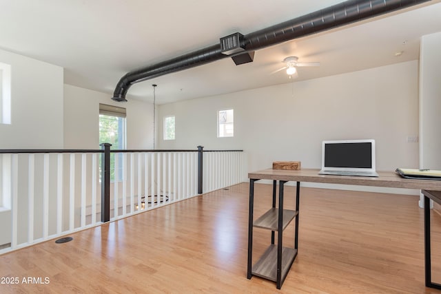 706 E Washington St Unit 124, Phoenix, AZ 85034 - unfurnished office featuring wood finished floors and ceiling fan