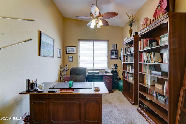 7815 S 22nd Ln, Phoenix, AZ 85041 - office with a ceiling fan and light carpet