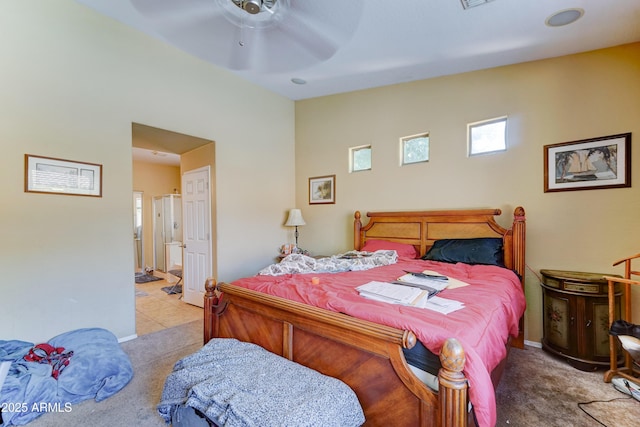 7815 S 22nd Ln, Phoenix, AZ 85041 - carpeted bedroom with baseboards and a ceiling fan