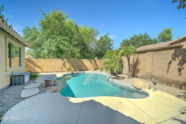 7815 S 22nd Ln, Phoenix, AZ 85041 - view of pool featuring a fenced backyard and a patio area