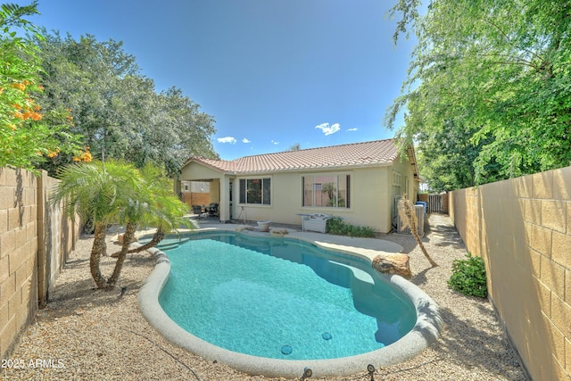 7815 S 22nd Ln, Phoenix, AZ 85041 - view of pool with a patio and a fenced backyard