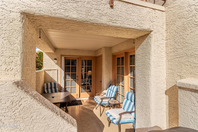 view of patio / terrace with french doors