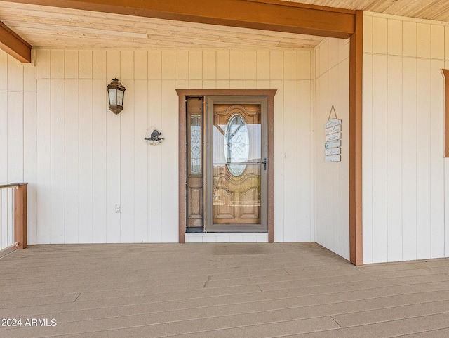 view of entrance to property