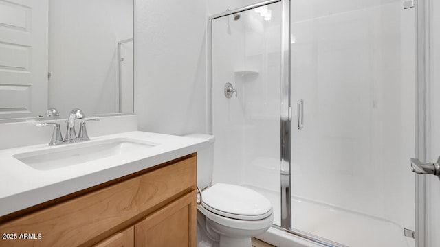 17841 W Windsor Blvd, Litchfield Park, AZ 85340 - full bath with a stall shower, toilet, and vanity