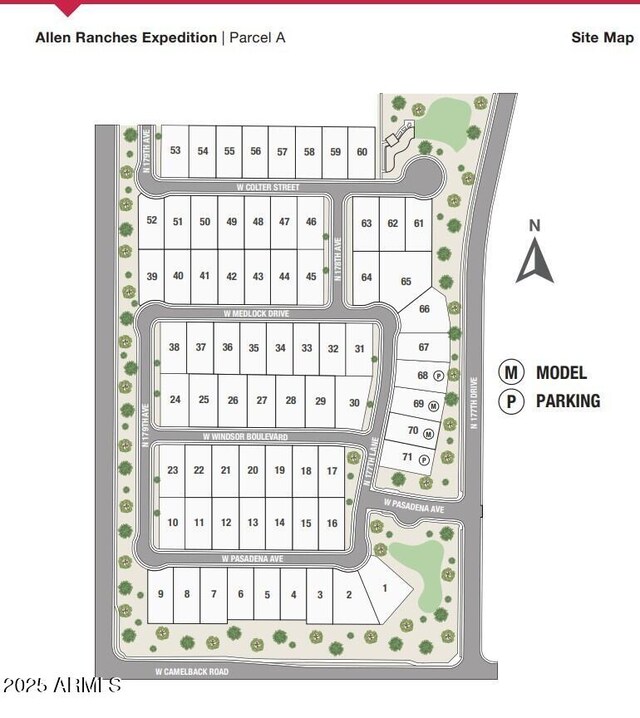 17841 W Windsor Blvd, Litchfield Park, AZ 85340 - map of parcels