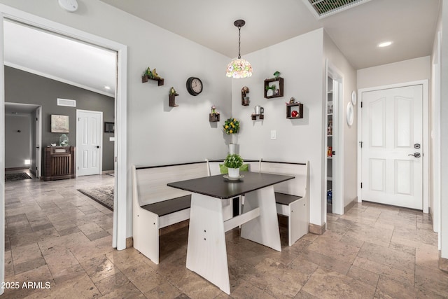 view of dining room