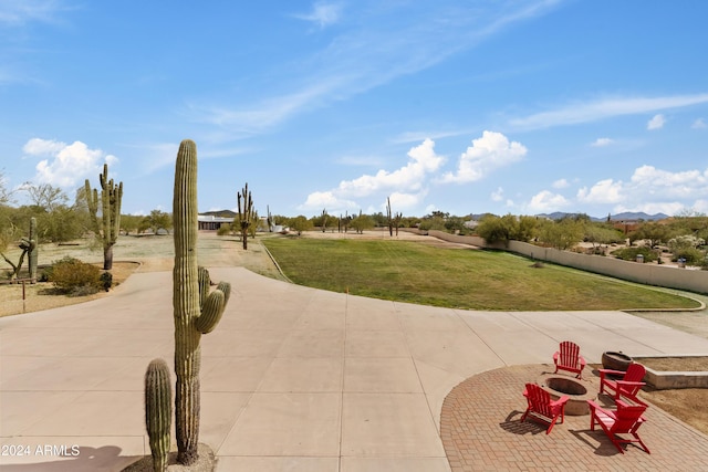 surrounding community featuring a yard