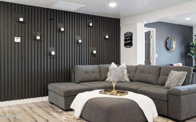 3330 E Cypress St, Phoenix, AZ 85008 - home theater room with light wood-type flooring