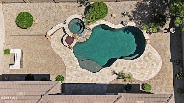 14572 W Medlock Dr, Litchfield Park, AZ 85340 - aerial view of a pool