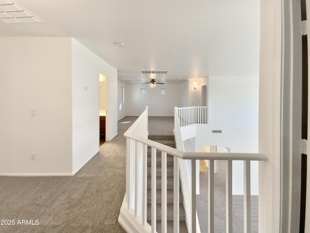 1274 W Dexter Way, San Tan Valley, AZ 85143 - hall with carpet, visible vents, and baseboards
