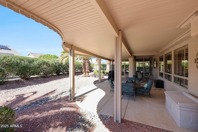 view of patio