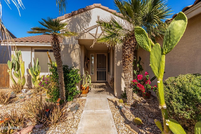 view of entrance to property