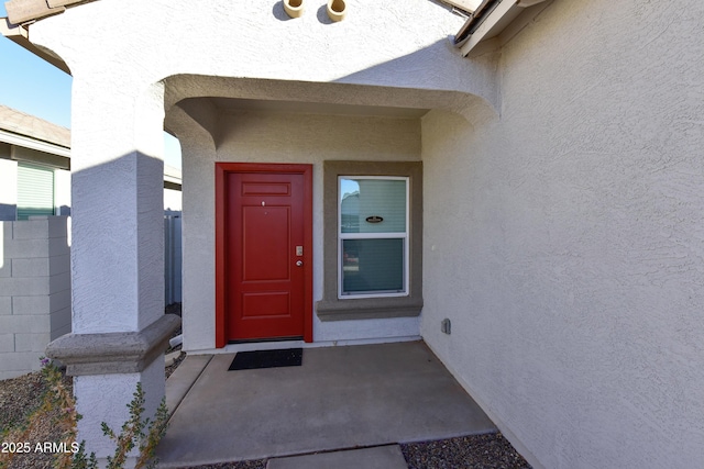 view of entrance to property