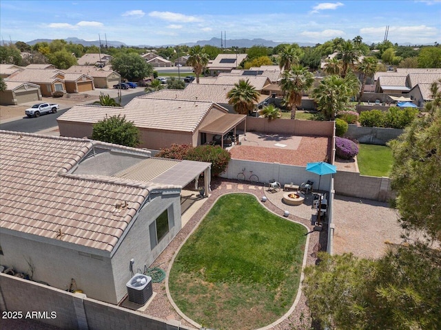 1703 E Palo Blanco Way, Gilbert, AZ 85296 - aerial perspective of suburban area featuring mountains
