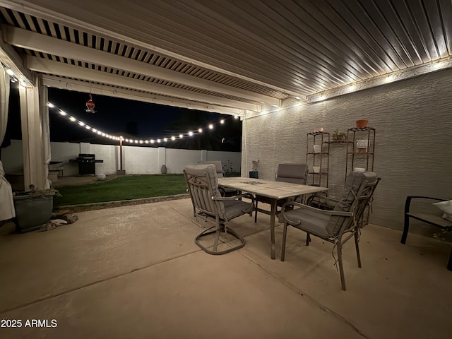 1703 E Palo Blanco Way, Gilbert, AZ 85296 - view of patio featuring outdoor dining space