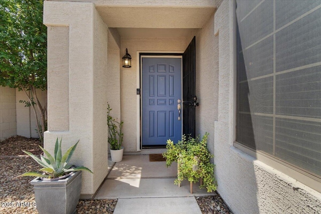 1703 E Palo Blanco Way, Gilbert, AZ 85296 - doorway to property with stucco siding
