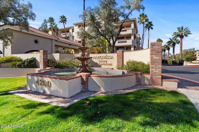 view of community / neighborhood sign