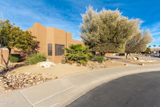 view of pueblo-style house