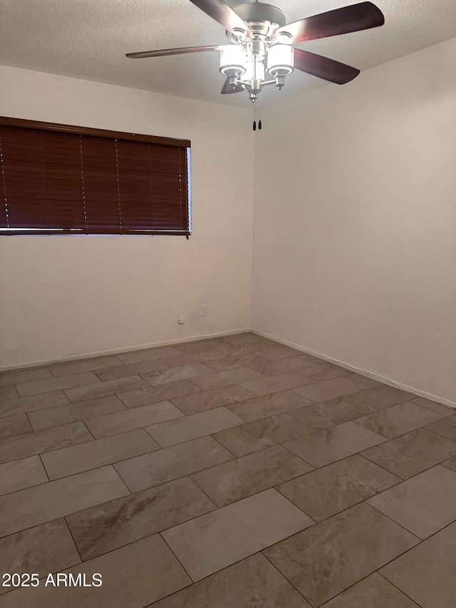 4232 W Citrus Way, Phoenix, AZ 85019 - spare room with a ceiling fan, a textured ceiling, and baseboards