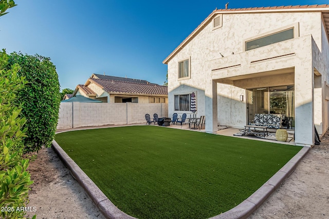 6846 S 26th Pl, Phoenix, AZ 85042 - back of house featuring a patio and stucco siding