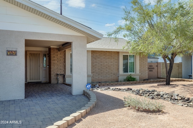 view of property entrance