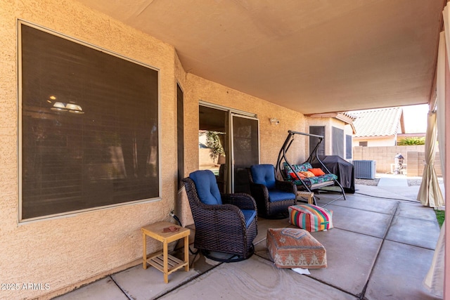 2615 N 123rd Dr, Avondale, AZ 85392 - view of patio featuring central AC unit
