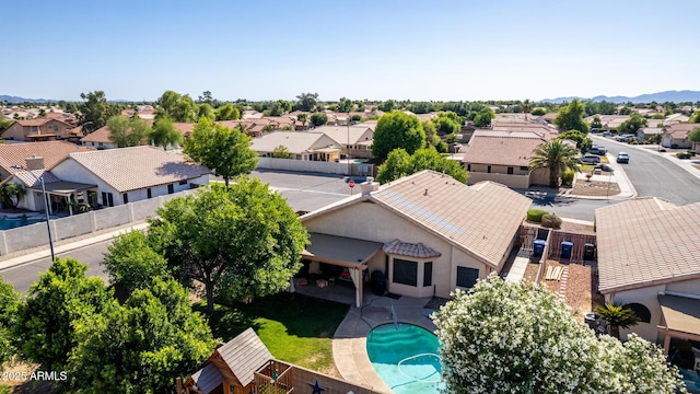 2615 N 123rd Dr, Avondale, AZ 85392 - aerial view of residential area with a pool area