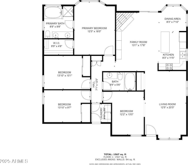 2615 N 123rd Dr, Avondale, AZ 85392 - home floor plan