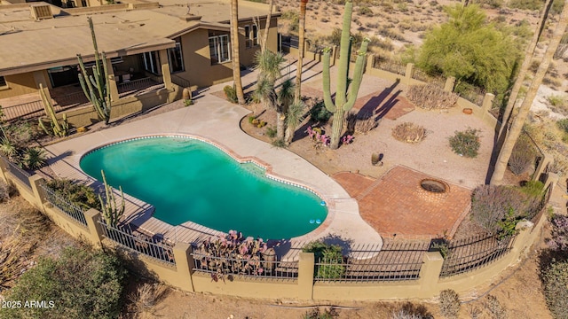 8752 E Range Rider Trl, Mesa, AZ 85207 - view of subject property featuring a pool area