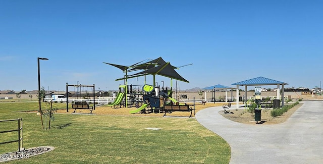 2639 E Rustler Rd, San Tan Valley, AZ 85140 - community play area featuring fence and a lawn