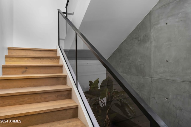 view of stairs