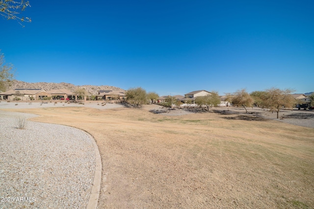 view of yard with a residential view