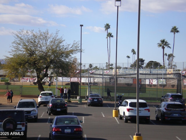 view of car parking